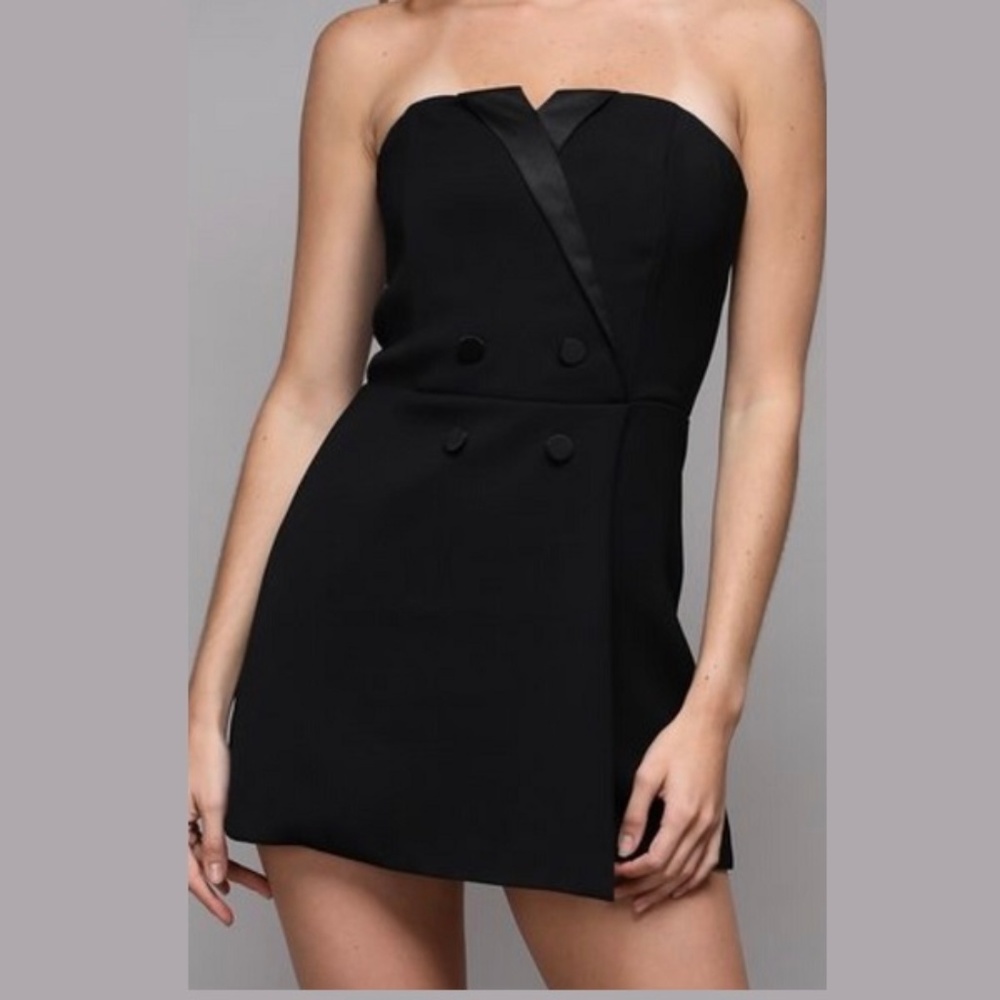 TUXEDO MINI ROMPER - Picture 1 of 6